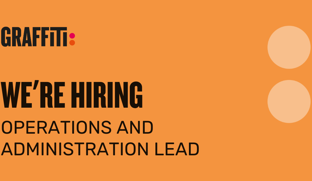 WE ARE HIRING: Operations & Administration Lead